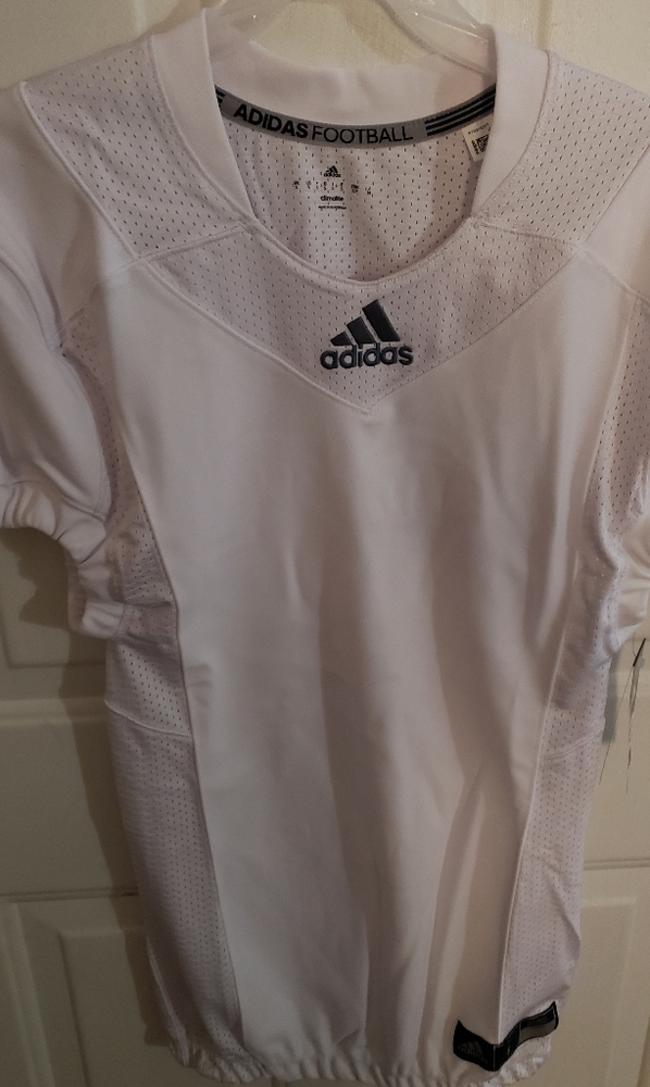 Adidas Techfit Hyped Football Jersey White Men's Small And Medium